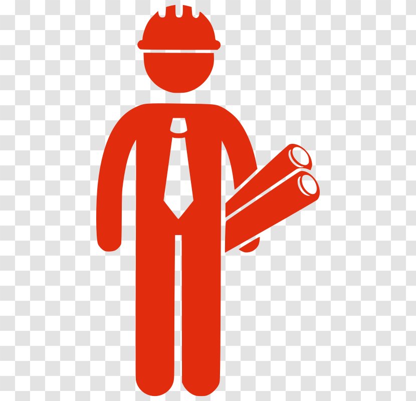Architectural Engineering Silhouette Construction Worker Clip Art - Sign - People Cliparts Transparent PNG