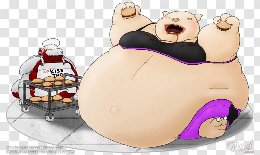 Fat Pig DeviantArt Drawing - Shoe Transparent PNG