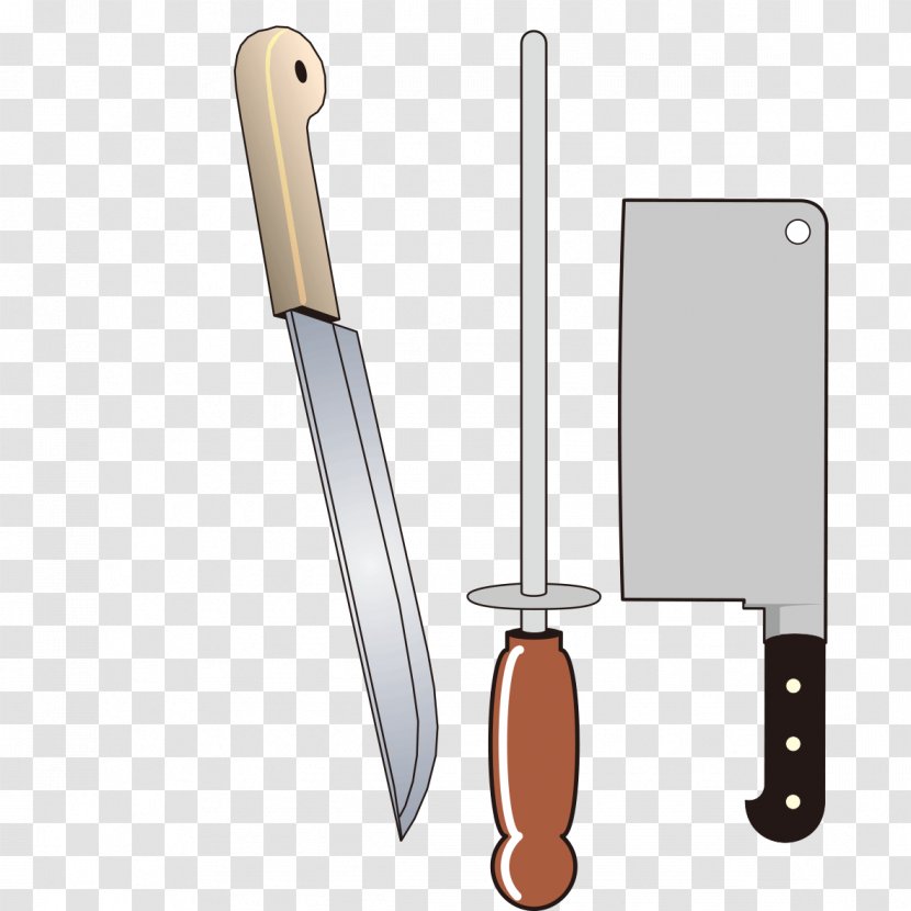 Kitchen Knife Rigging Utensil - Creative Knives Transparent PNG