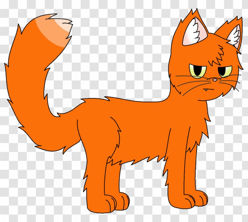 Kitten Whiskers Cat Warriors Firestar - Red Fox Transparent PNG