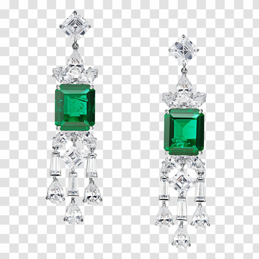Emerald Earring Jewellery Gemstone Luxury Goods - Blue Transparent PNG