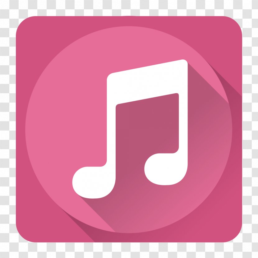 Pink Square Purple Text - Symbol - ITunes Transparent PNG