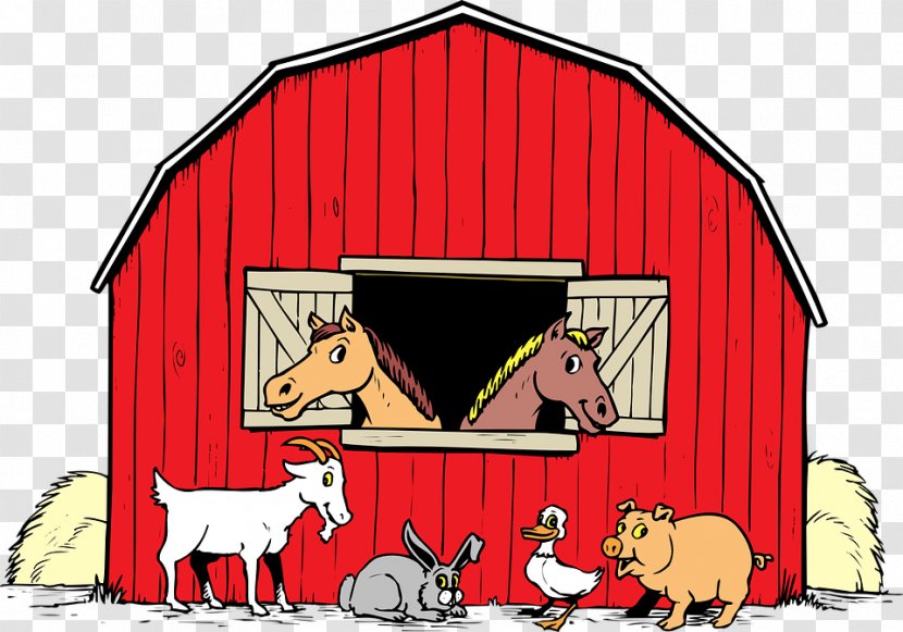 Barn Farm Free Content Clip Art - Royaltyfree - Animal House Transparent PNG