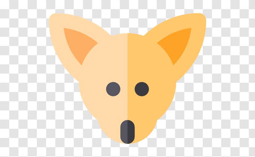 Red Fox Chihuahua Clip Art - Head Transparent PNG