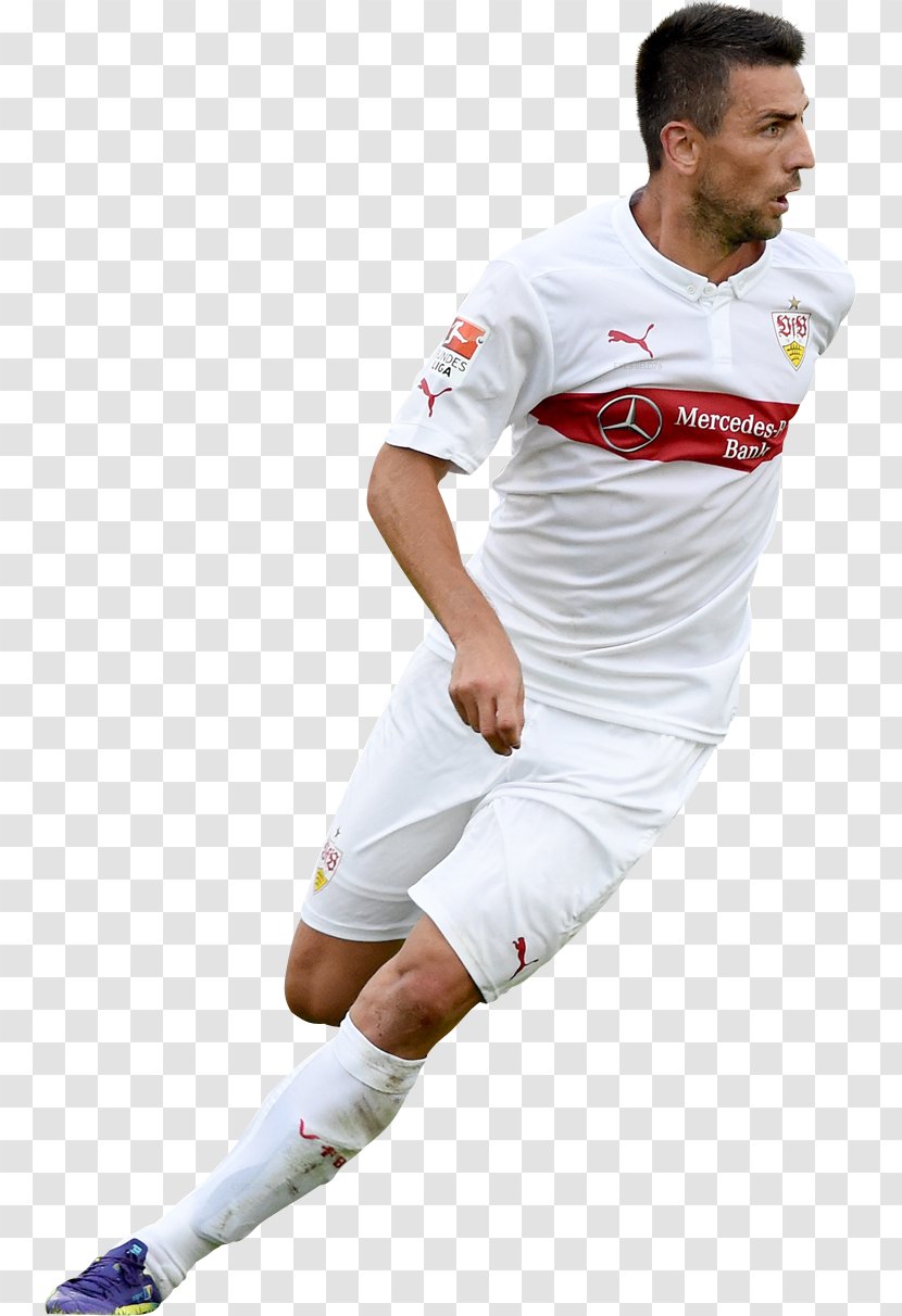 Vedad Ibišević VfB Stuttgart II Bundesliga Football Player - Uniform Transparent PNG
