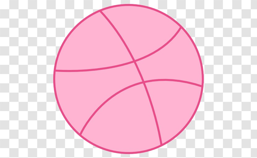 Vector Graphics Image Basketball - Pink Transparent PNG