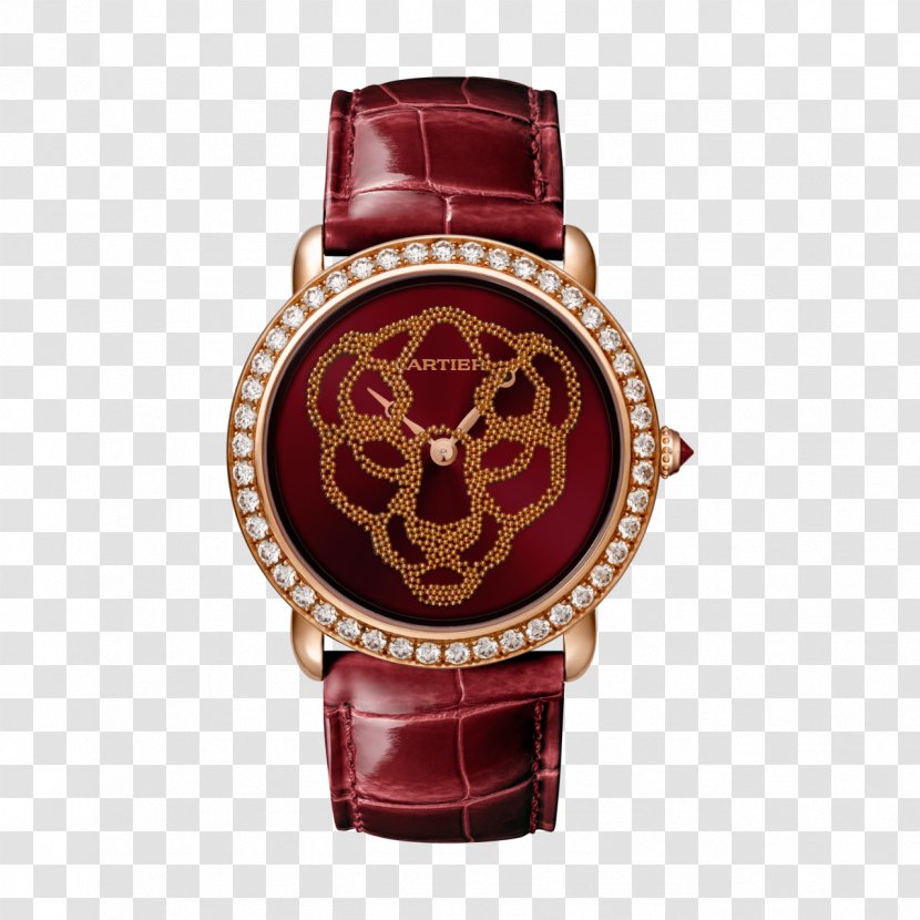 Cartier Watchmaker Jewellery Movement - Strap - Watch Transparent PNG