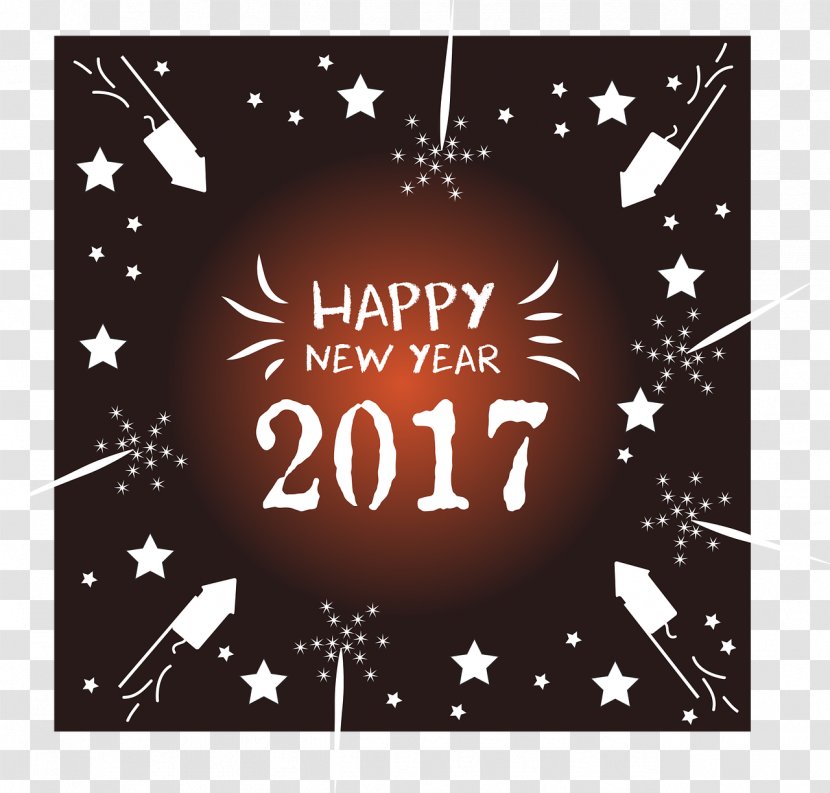 New Year's Day Eve Wish Christmas - Happy Year Transparent PNG