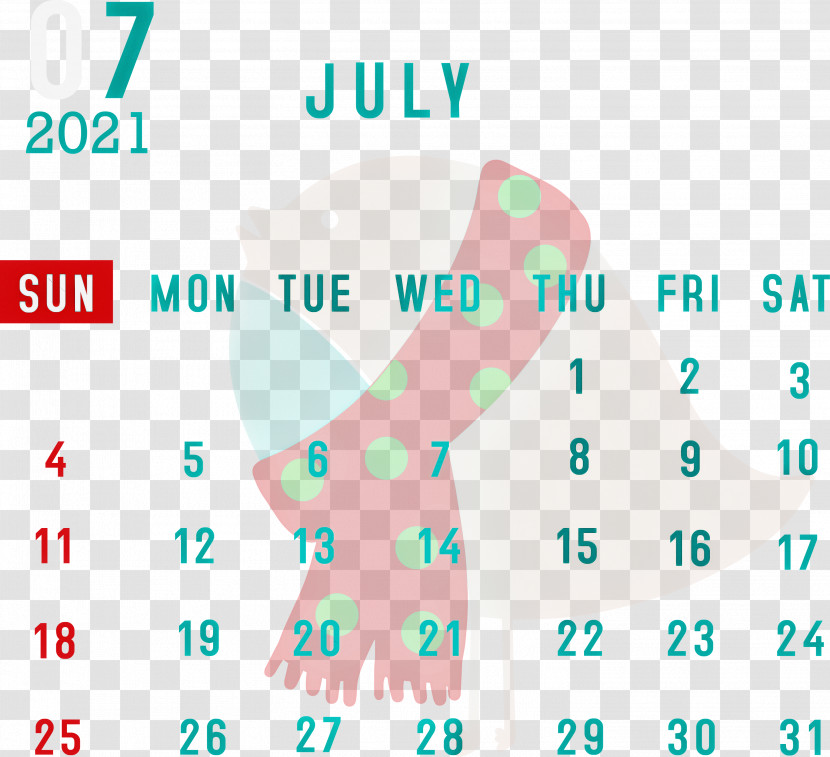 July 2021 Calendar July Calendar 2021 Calendar Transparent PNG