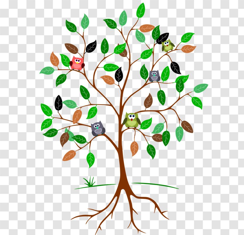 Clip Art Root Tree Openclipart - Flowering Plant Transparent PNG