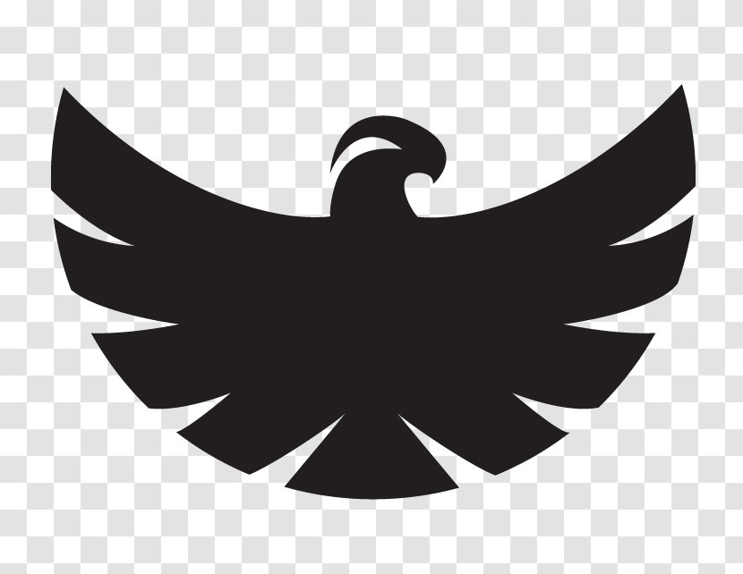 Hawk Logo Symbol Bird Eagle - Blackandwhite Transparent PNG