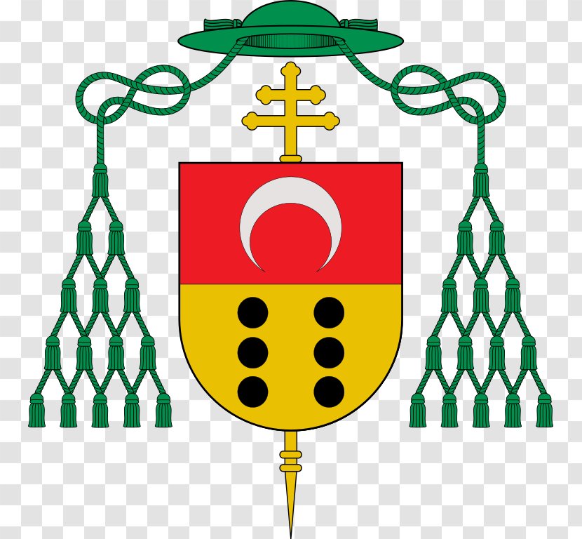 Papal Consistory Cardinal Bishop Escutcheon Diocese - Ecclesiastical Heraldry - Area Transparent PNG