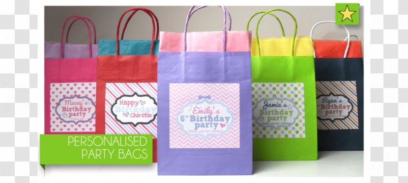 Paper Gift Birthday Bag Party - Tote - Pattern Transparent PNG