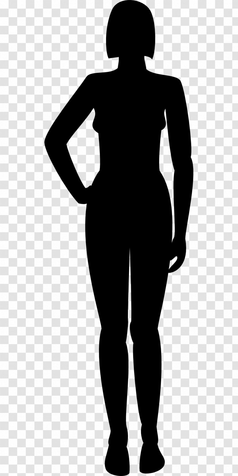 Silhouette Sticker Woman - Back - Female Transparent PNG