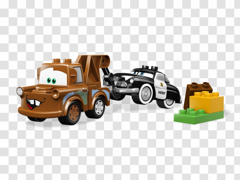 Mater Lightning McQueen Cars Toy Lego Duplo - Transport Transparent PNG