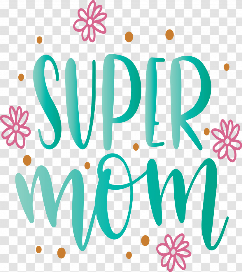 Mothers Day Super Mom Transparent PNG
