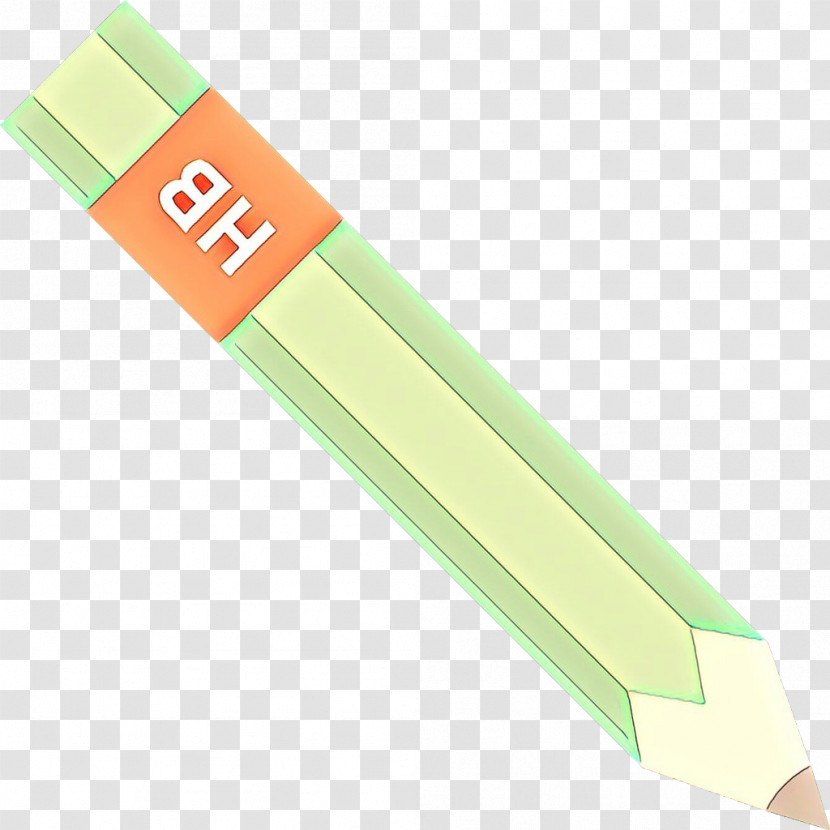 Green Yellow Material Property Writing Instrument Accessory Office Supplies Transparent PNG