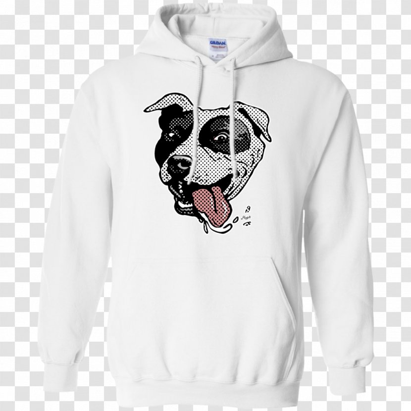 T-shirt Hoodie Sweater Gildan Activewear - Pitbull Transparent PNG