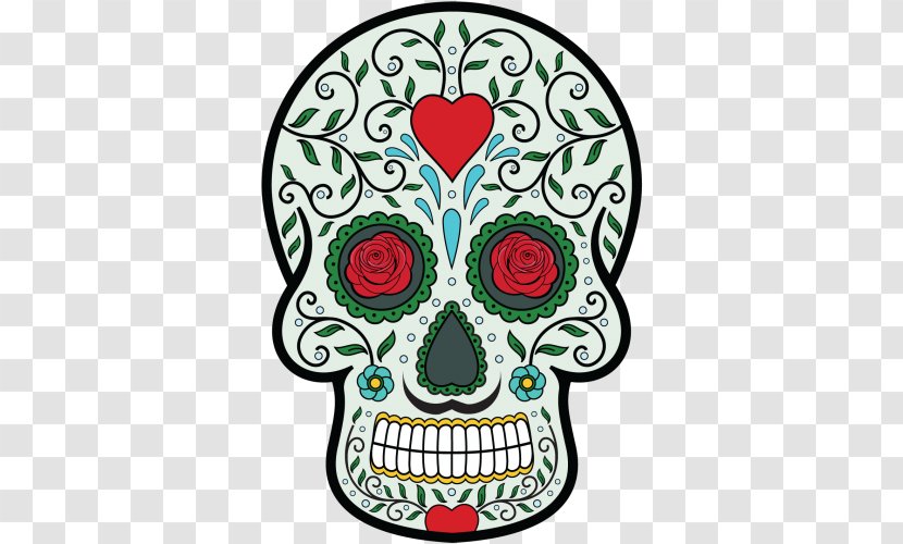 Calavera Mexico Bumper Sticker Decal - Skull Transparent PNG