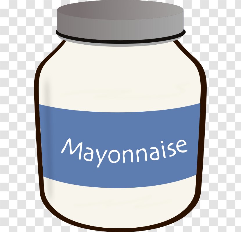 Mayonnaise Clip Art Jar Image - Typeface - Mayo Transparent PNG