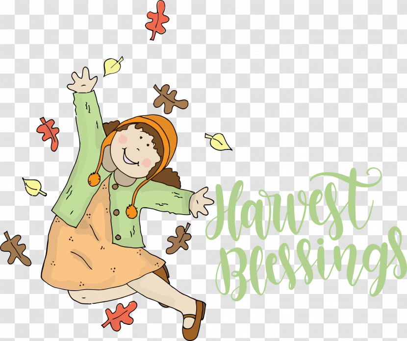 Harvest Blessings Thanksgiving Autumn Transparent PNG