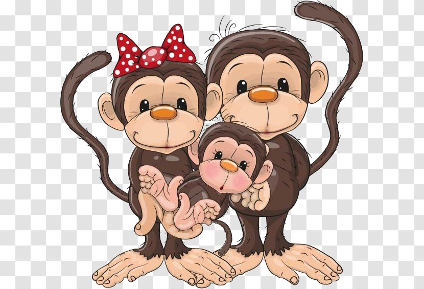 monkey cartoon clip art stock photography harmonious family of three monkeys transparent png monkey cartoon clip art stock