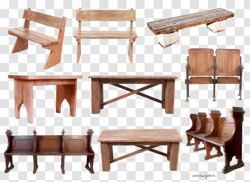 Bench Furniture Table Clip Art - Coffee Transparent PNG