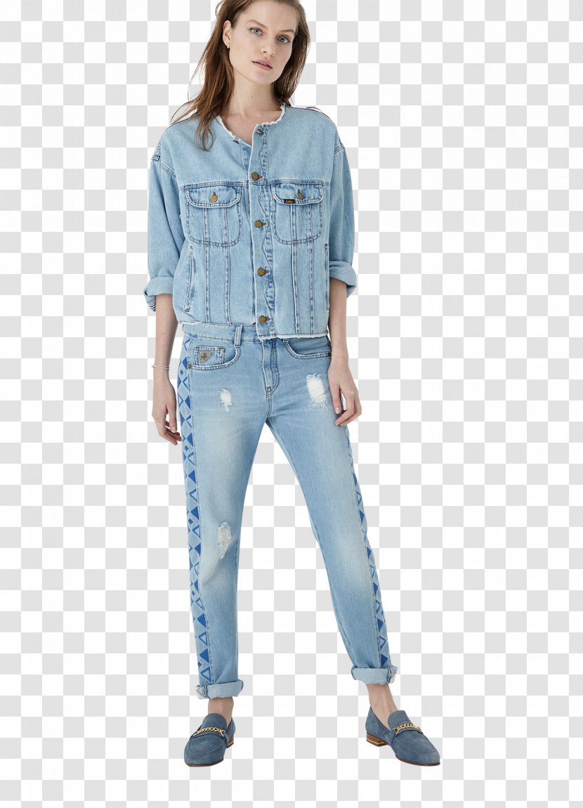 Jeans Denim Sleeve Button Clothing - Waist Transparent PNG