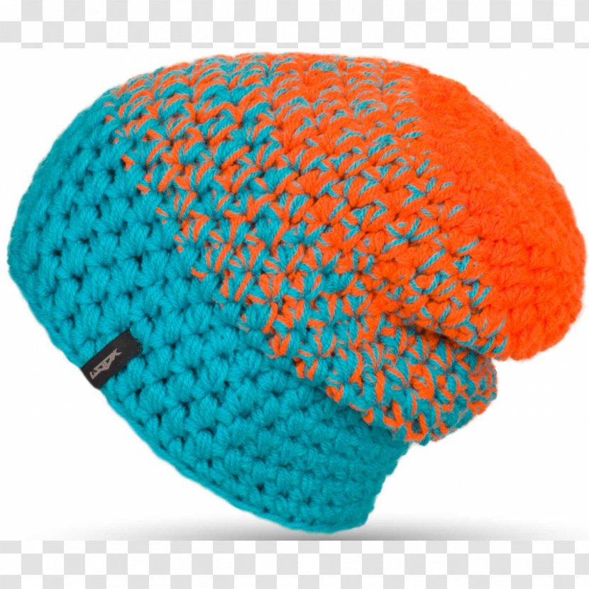 Knit Cap Beanie Turquoise Aqua - Electric Blue Transparent PNG