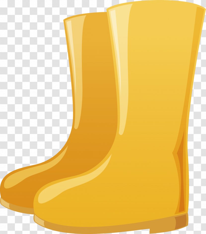 Yellow - Art - Boots Transparent PNG