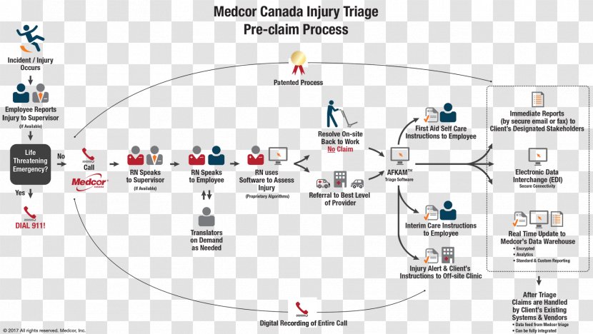 Simple Triage And Rapid Treatment Nursing Flowchart Injury - Diagram - Area Transparent PNG