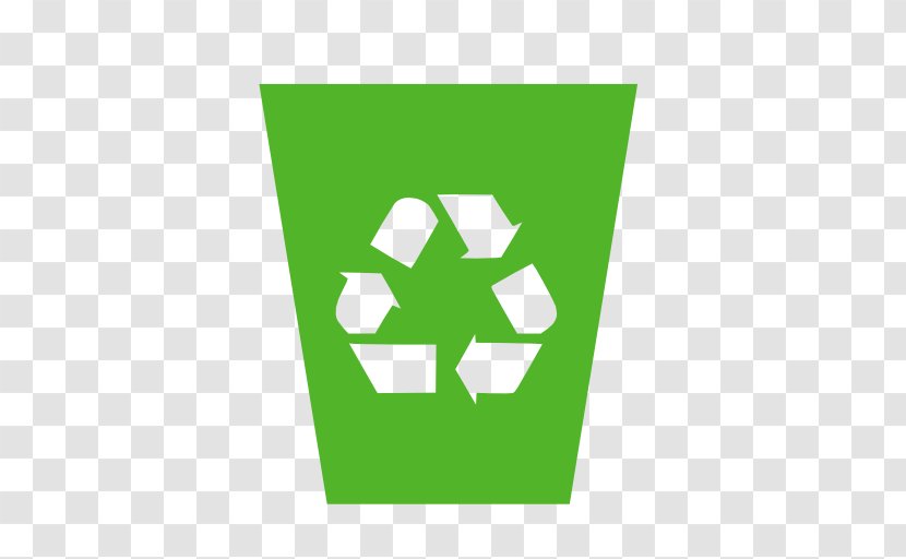 Recycling Bin Symbol Rubbish Bins & Waste Paper Baskets - Grass - Garbage Transparent PNG