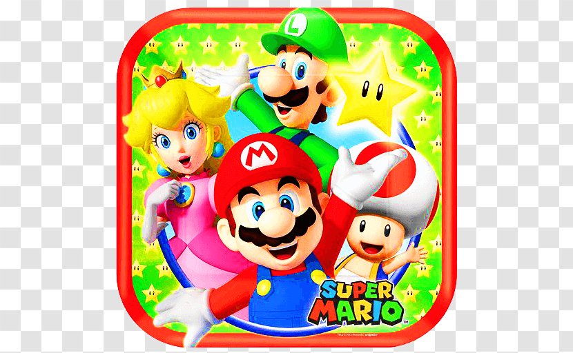 Mario Bros. Super Party Yoshi Luigi Princess Peach - Bros Transparent PNG