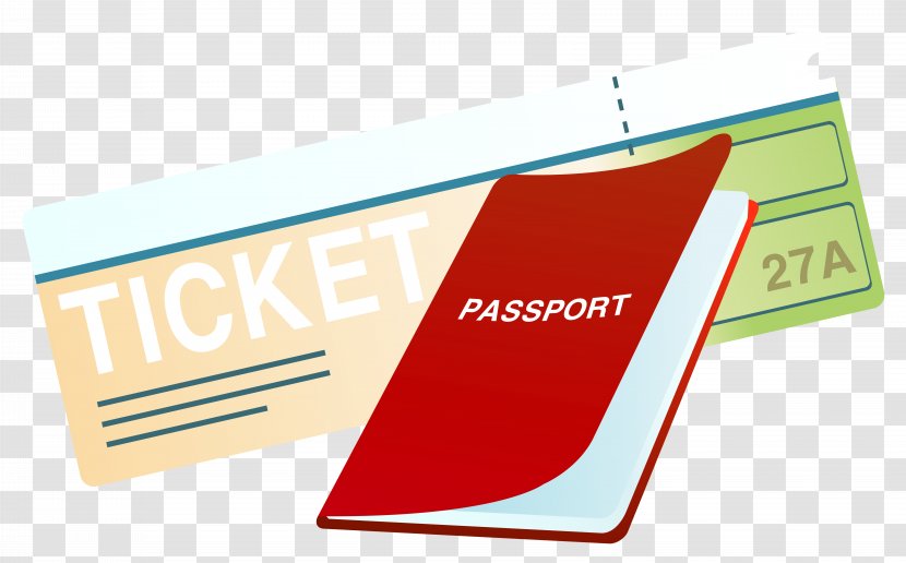Passport Stamp Clip Art - Travel Visa - Ticket And Clipart Image Transparent PNG