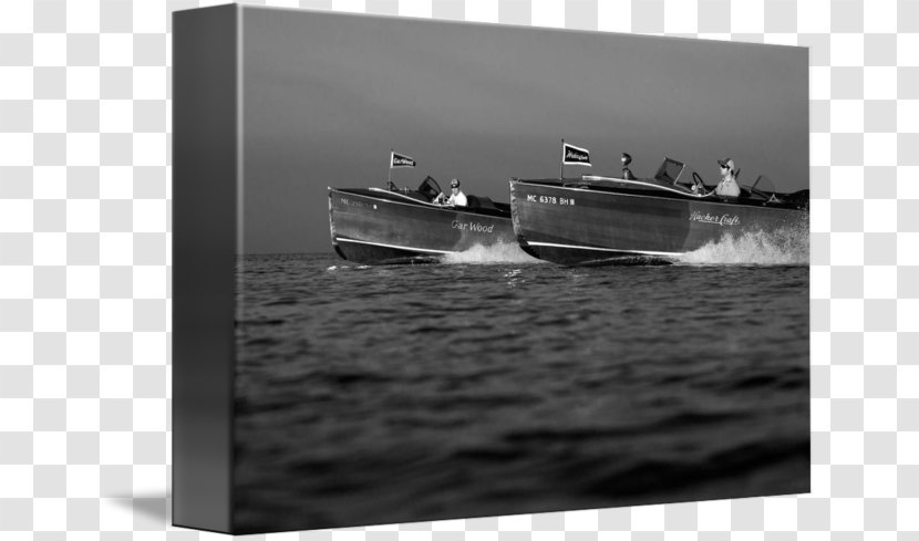 Motor Boats Gallery Wrap Naval Architecture Canvas - Boating - Wooden Boat Transparent PNG