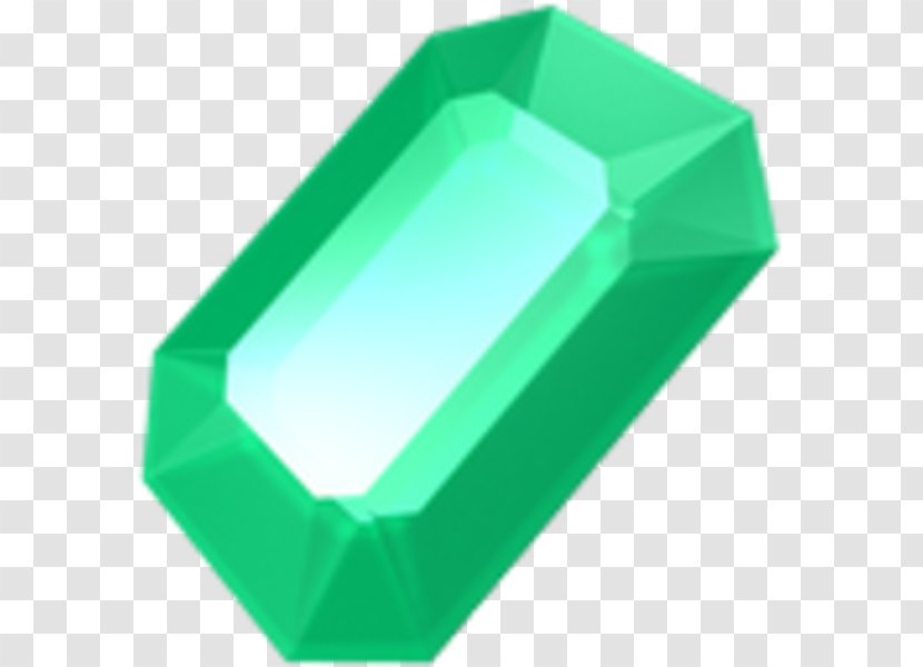 Emerald ICO Gemstone Icon - Apple Image Format - Cliparts Transparent PNG