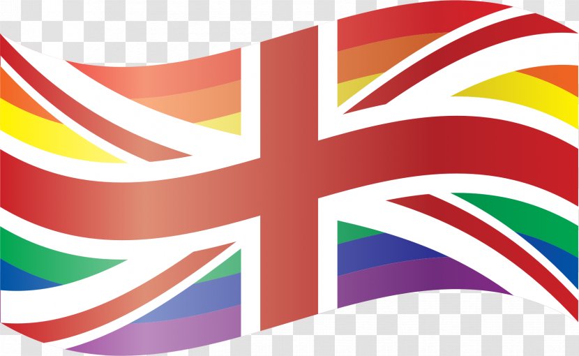 Flag Of The United Kingdom Rainbow States - Text Transparent PNG