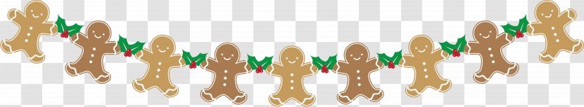Gingerbread House Man Christmas Biscuits Transparent PNG