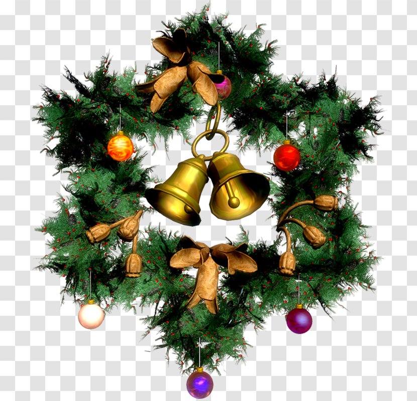 Snegurochka Christmas Decoration Advent Wreath - Holiday - Bells Transparent PNG
