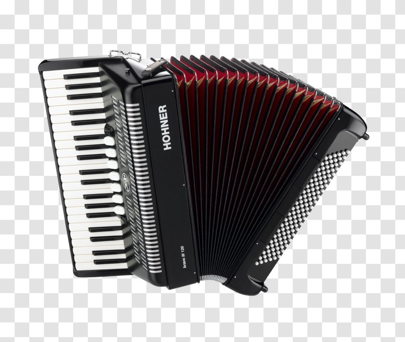 Hohner Piano Accordion Musical Instrument Bass Guitar - Flower - Pic Transparent PNG