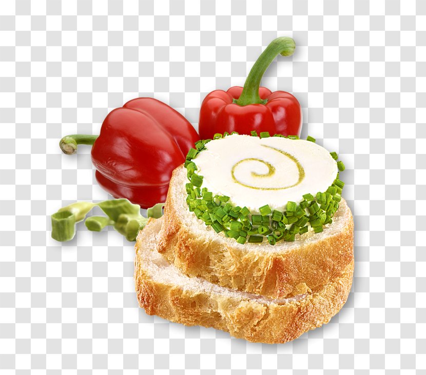 Canapé Vegetarian Cuisine Food Gastronomy Garnish - Diet - Paprika Transparent PNG