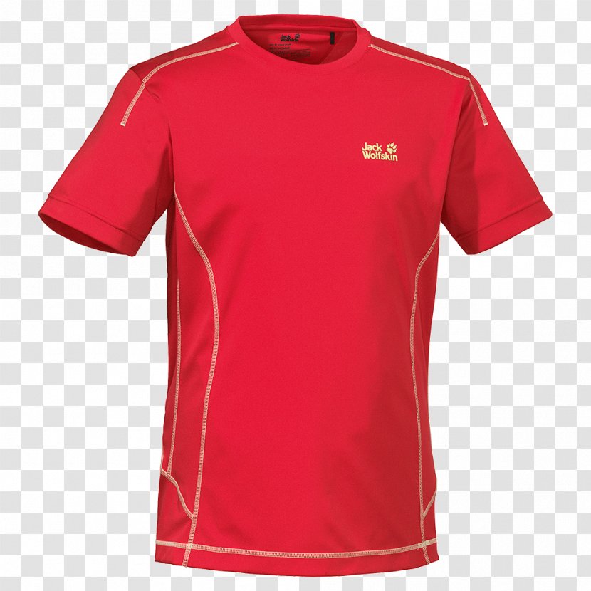 T-shirt Clothing Sleeve Gildan Activewear Red - Active Shirt Transparent PNG