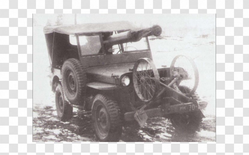 Jeep Wrangler Car Willys MB Anti-tank Gun - Artillery Transparent PNG
