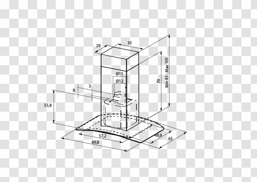 Exhaust Hood Teka Kitchen Technical Drawing Installation Art - Labyrinth - Technology Transparent PNG