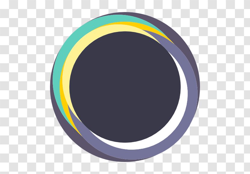 Yellow Circle - Oval - Black Hole Transparent PNG