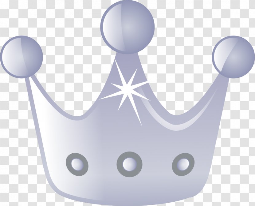 Silver Download - Gratis - Hand Painted Gray Crown Flash Transparent PNG