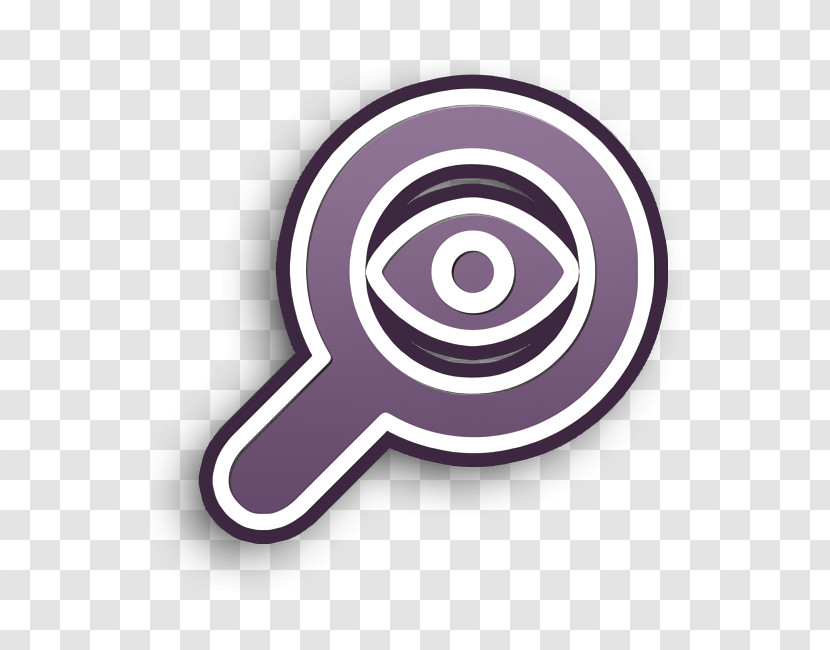 Magnifier With An Eye Icon Research Icon Interface Icon Transparent PNG