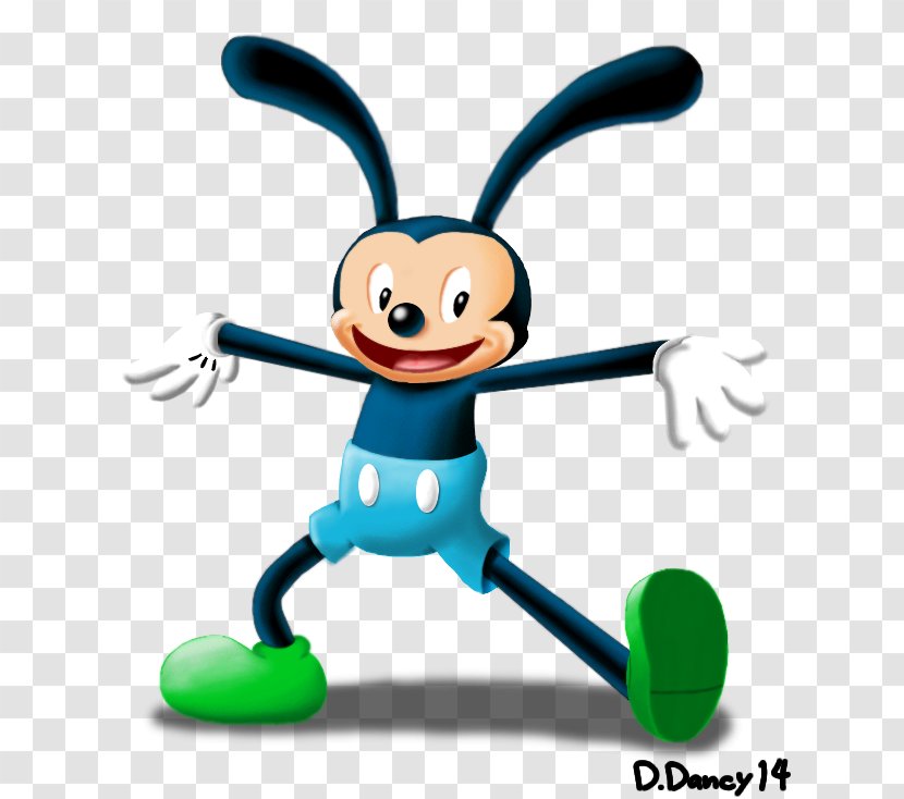 Oswald The Lucky Rabbit Mickey Mouse Clip Art - Cartoon Transparent PNG