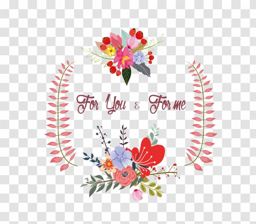 Photography Illustration - Drawing - Floral Wreath Vector Borders Transparent PNG