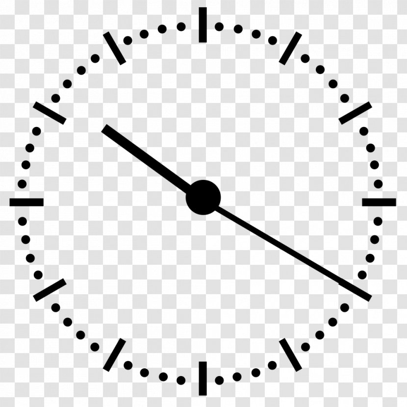 Saint Justin School Clock Face Time Analog Watch - Text - Seven Transparent PNG